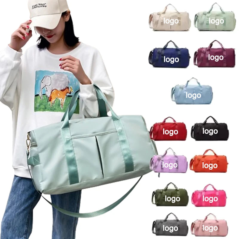 NQ SPORTS Factory Wholesale Custom Durable Waterproof Multi-function 3-Way Gym Bag Hand Carry Men Women Yoga Travel Gym Bags