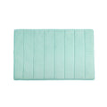 Solid Pattern Non-Slip Eco-Friendly Coral Fleece Bath Mats for Bathroom 17" X 24" Quick Dry Memory Foam Customized Color Logo