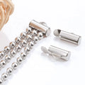 Waterproof Stainless Steel Carabiner Bead Chain Tube Clasp Barrel for Jewelry Findings and Charm Beads