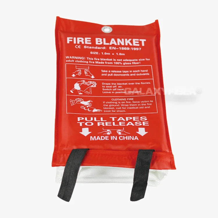 CE Certified 2m*2m Welding Fire Blanket 430GSM Shoddy Retardant Blanket for Fire Fighting