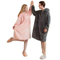 Super Soft Warm Plush Hooded Blanket Fleece Sherpa Hooded Wearable Blanket Hoodie Custom Oversized Blanket