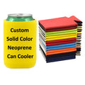 Custom logo Thermal Reusable 12oz Neoprene Beer Can Cooler Sleeve Cola Drink Can Koozy Cozy Sublimation 330ml Beer Bottle Holder