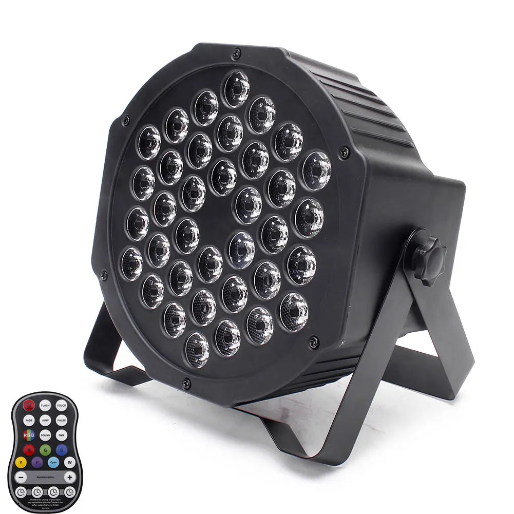 Hot Selling 72W RGB Battery Powered Wireless Controlled DJ Disco Par Lights Stage LED Beam Lights