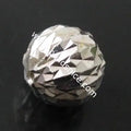 925 Sterling Silver Fashion Beads Jewelry Handmade Materials Round Shape Customizable Logo