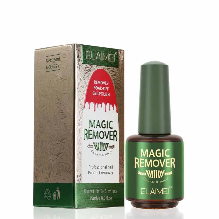 ELAIMEI Super Popular Fast and Safe Gel Nail Polish Remover Soak off Cleaner Magic Nail Remover Cream