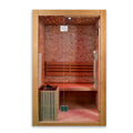 Modern Design Solid Wood Steam Sauna Room with Computer Control Panel and Sauna Stove