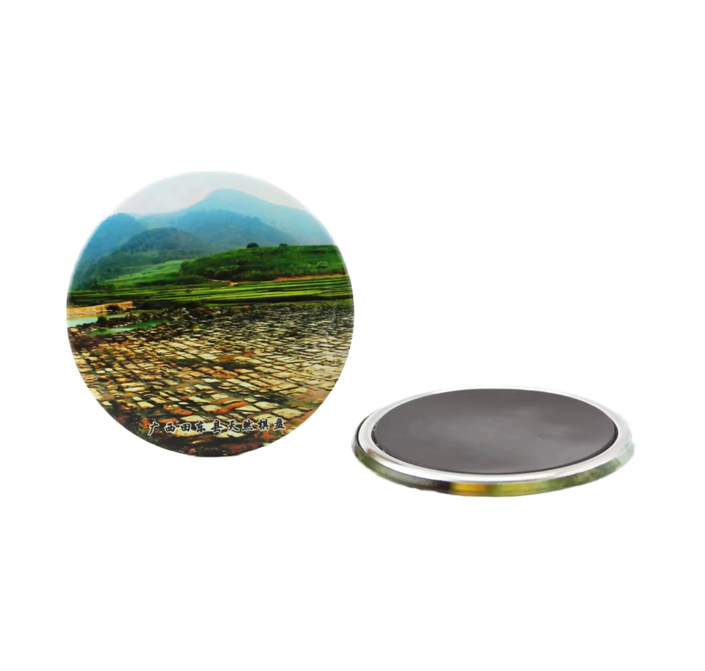 2-1/4" 58mm Round Fridge Magnetic Button Material
