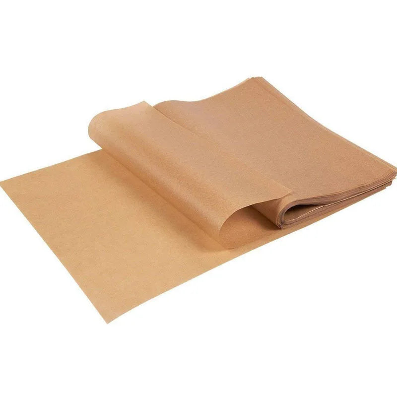 25*35 Food Grade Non-Stick High Temperature Silicone Oil Paper Pulp Disposable Pan Liner Baking Air Fryer Oven Convection Oven