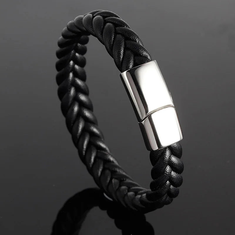 Wholesale Fashion Minimalist Classic High Quality Personalized Magnetic Clasp Charm Unisex Gift Bracelets