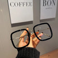 PLS9060 New Fashion Square Anti-blue Ray Optical Glasses Luxury Oversized Blocking Blue Light Eyeglasses