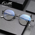 High Quality CE End Round Computer Wear Vooglam Brand Kacamata Men Oculos Kmn Titanium OEM Eye Glasses Spectacle Frames for Men