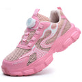 Unisex Anti-Smashing Factory Work Safety Shoes Low Cut Steel Toe ABSORBENT Pink Purple Old Office All Seasons-Summer Winter