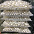 3/4/6/8/10/12/14/16mm Pearl Beads ABS Loose Round Beads Craft for Fashion Jewelry Making DIY Imitation Garment Beads