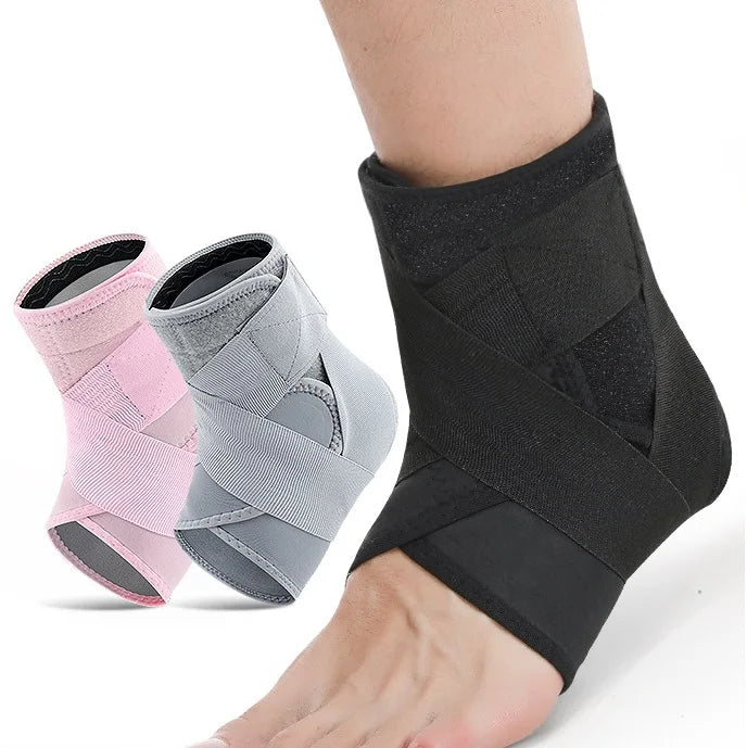 Compression Support Ankle Brace Customized Adjustable Foot Support Bandage Wrap