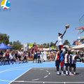 LHDT Multi-Purpose PP Modular Suspended Interlocking Flooring for Basketball