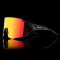Kapvoe 9024 Outdoor Cycling Glasses for Men Sports UV400 Protection Goggles Sunglasses Women Mirror Color Lens