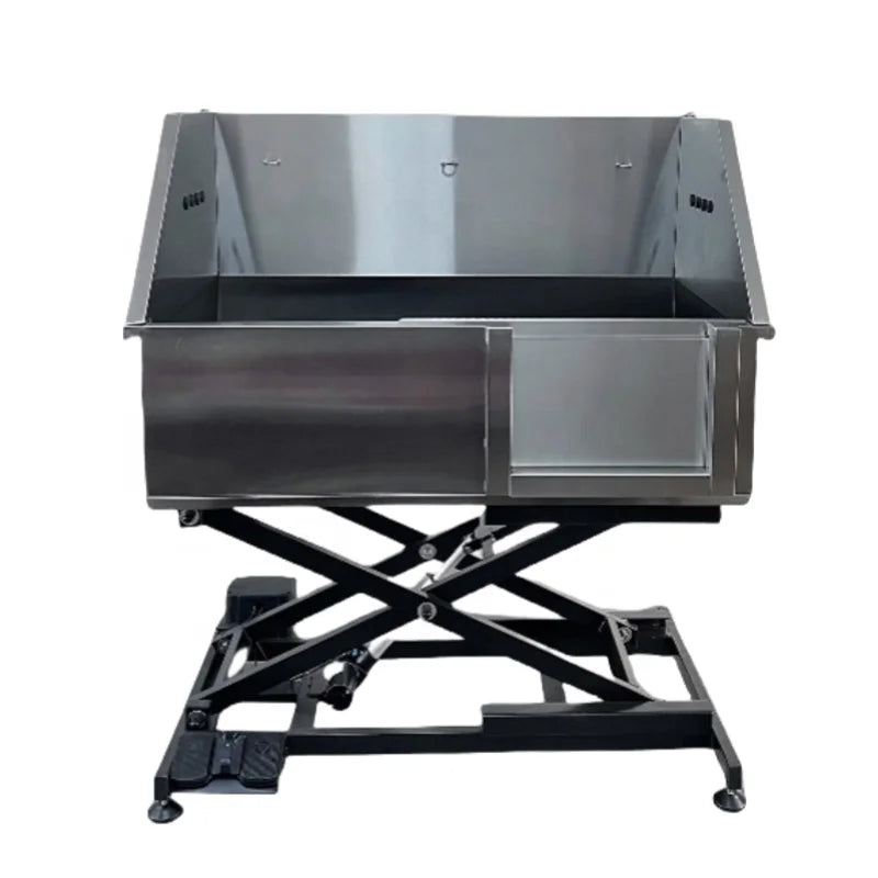USMILEPET Wholesale Stainless Steel Professional Electric Lift Pet Grooming Tub Pet Dog Bathtub with Electric Lift for Large Dog
