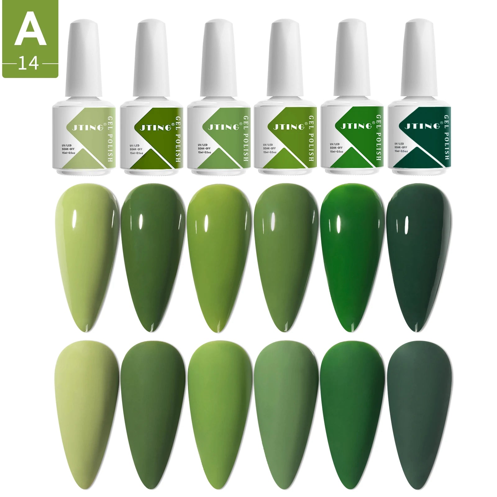JTING Professional Nail Art Factory Supply OEM Customize Private Label UV Gel Nail Polish Soak Off Uv/led Gel Polish 6pcs Box