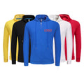 Warmth Cotton Fleece Men's Hoodies Zipper Hooded Jackets With Fleece Hooded Sweatshirts