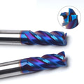 HRC65 Corner Radius End Mill Tungsten Carbide Steel CNC Milling Cutter Tool 4 Flutes Cutter Deg  Metal Router 35 Degree