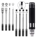 Precision 8-in-1 RC Screw Driver Tools Kit Aluminum Handle Plain HSS Tips OEM Available CE Certified for RC Racing Cars Trucks