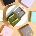 Custom Logo Gold Foil Earrings Necklace Bracelet Rings Set Jewelry Boxes Package Drawer Paper Jewelry Box with Foam Insert