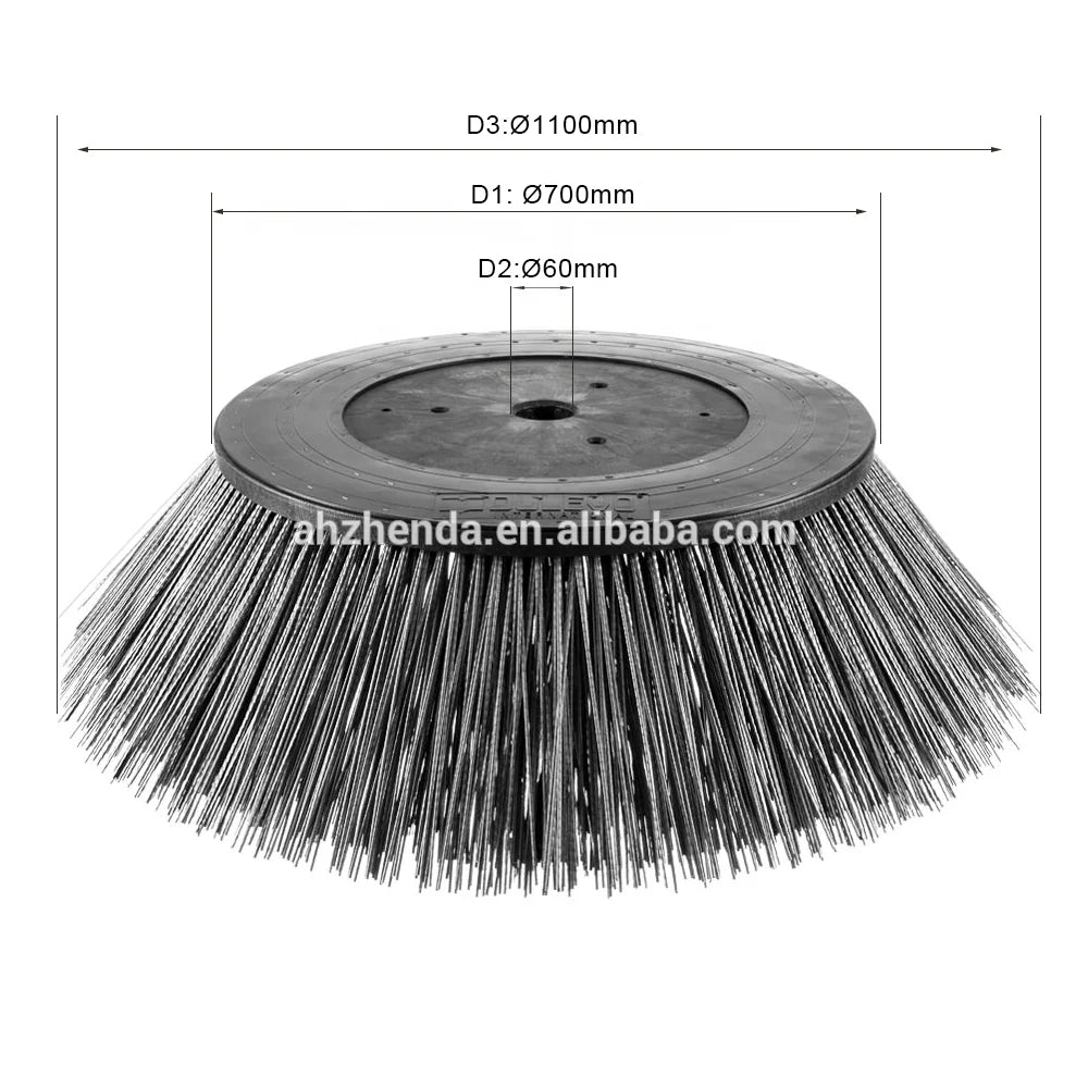 Hot Sale Tractor 5000/6000 Side Broom for Road Street Sweeper Brushes