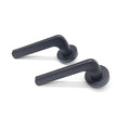 Factory Price Black Heavy Duty PVC Steel Door Lock Handle Sound Insulation Easy Installation for Wooden Doors Hotel Kitchen)