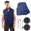 Vinmori Cooling Vest With Fan Breathable Sun Protection Outdoor Air Conditioned Workwear