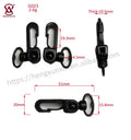 Wholesale Garment Accessories Plastic J Shape Hook for Hanging POM Rope Plastic Hooks for Bag Suitcase Backpack
