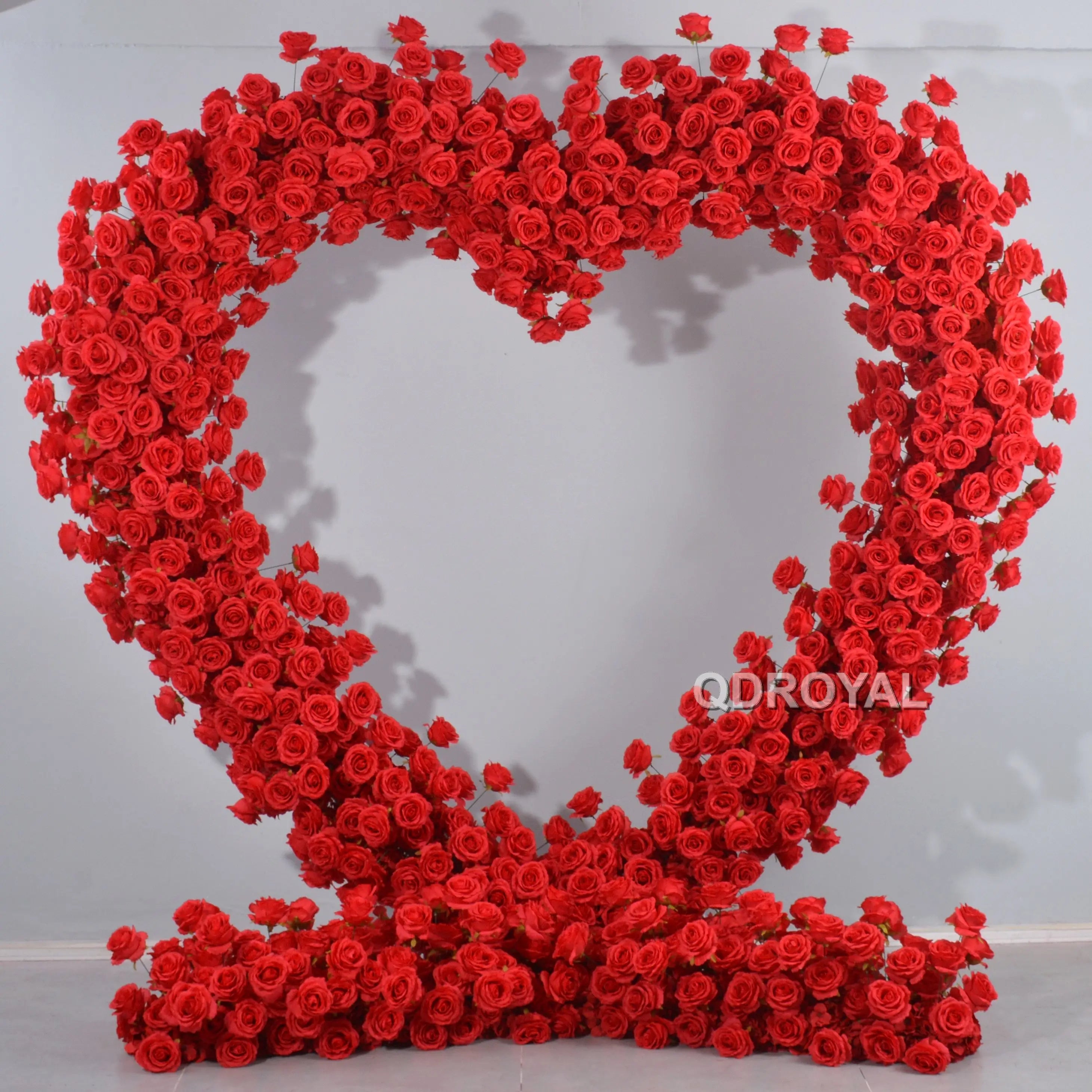 Hot Selling Wedding Decoration Backdrop square Flower Arch  Flower Runner Heart Shape Arch for Wedding Party Decoration