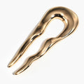 Wholesale Hairpins Simple Elegant Metal Silver Gold U Shape Hair Clip or European Women Fashion Hair Accessories for Girls