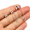 50pcs Stainless Steel Safety Pins Brooch Pins 20/28/38mm DIY Jewelry Pin for Jewelry Making Supplies Accessories