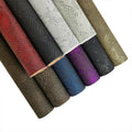 Metallic Old Design Snake Skin Embossed PU Faux Leather Fabric Velvet Backing for Making Vintage Bag Shoe