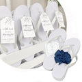 White Wedding Flip Flops Beach Bridal Flipflops Womens Wedding Flip Flop for Guests