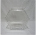 850ml 1500ml 2150ml 3600ml 3800ml 4300ml 6200ml PET Fish Can Hexagonal Polygon Candy Cookie Storage Jar Package Storage tank