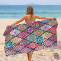 Have Stock Print Sand Free Australia Brand Beach Towel Microfiber Suede Square Beach Towel