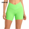 PASUXI Wholesale Women's High Waist Seamless Yoga Shorts - Scrunch Butt Push up Quick Dry Gym Running Fitness Shorts