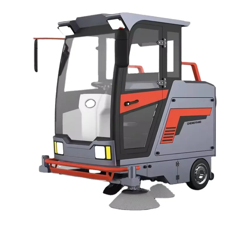 M1900 New Industrial Ride-On Electric Street Road Floor Sweeper Machine Automatic with Durable Plastic Reliable Motor