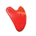 HY Mookaite jasper crystal heart face gua sha plate for beauty