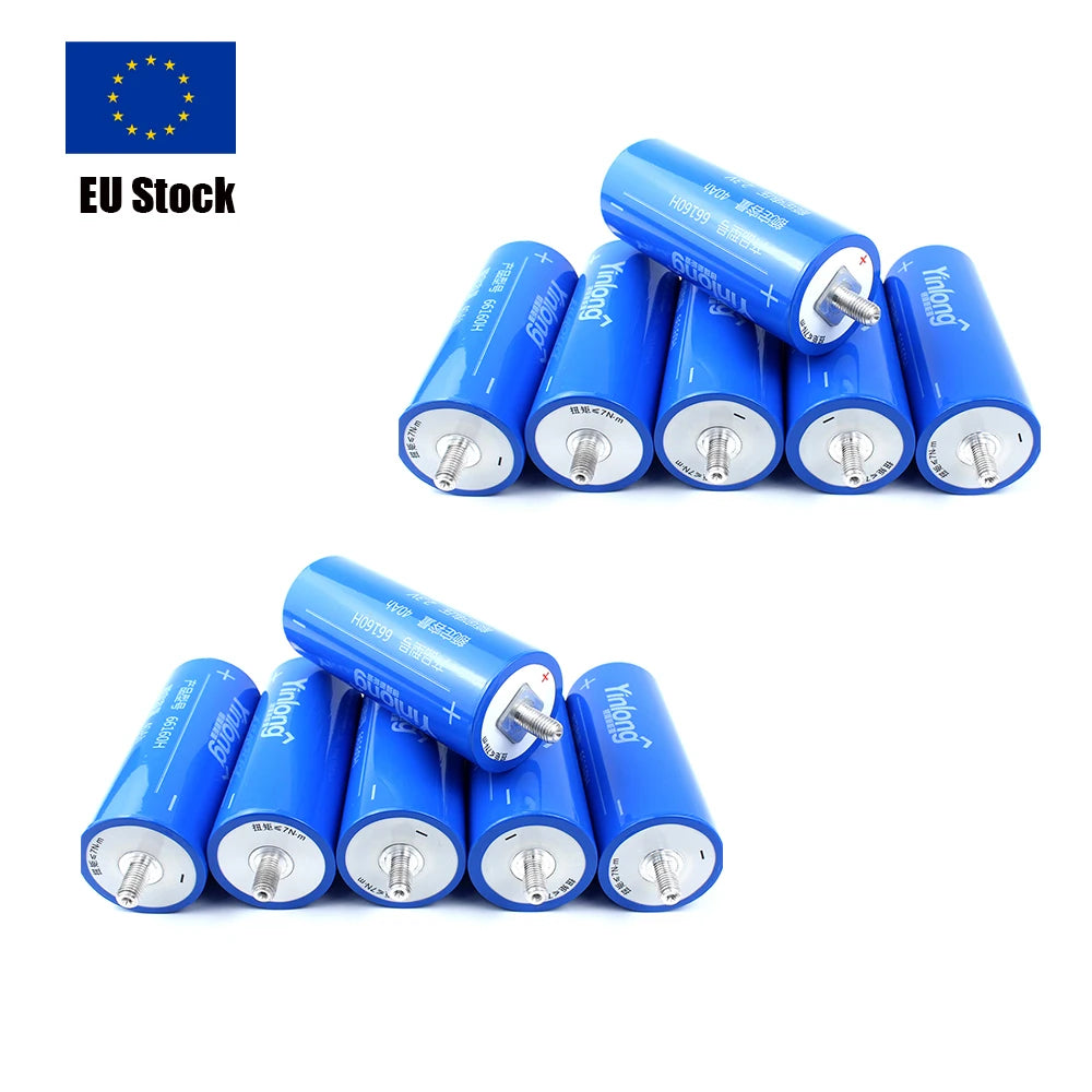 EU Stock Brand New Yinlong LTO 2.3V 40Ah High Power Output 10C Discharge for Wind-Solar Hybrid System UPS Backup Power