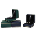 Ring Necklace Earring Box Customize Luxury Magnetic Big Jewelry Box with Led Light Pu Leather Jewelry Box Custom logo