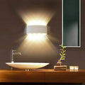 Modern LED Wall Light up Down Sconce Lighting 2W 4W 6W 8W Lamp Black White 85-265v for Indoor Outdoor Home Hotel Office
