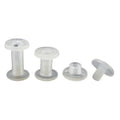 Plastic Fasteners Stationery Button Male Female Screw Binding Rivets