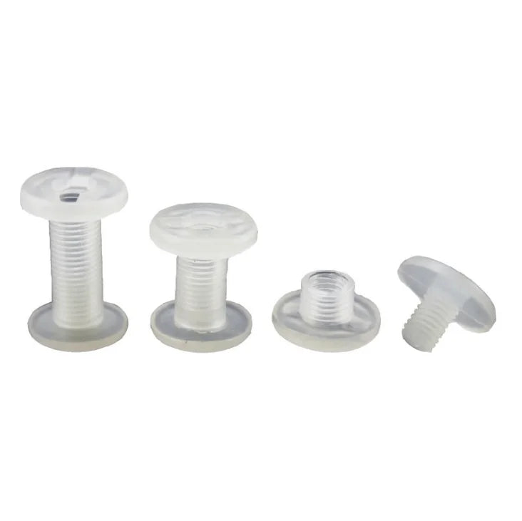 Plastic Fasteners Stationery Button Male Female Screw Binding Rivets