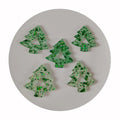 Christmas Tree Shaped Glittery Clear Acrylic Craft Blank Board DIY Acrylic Planar Glitter Filling DIY Craft Supplies