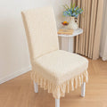 OEM ODM Printed Solid Stretchy Polyester Spandex Removable Washable Dining Chair Slipcover Customizable