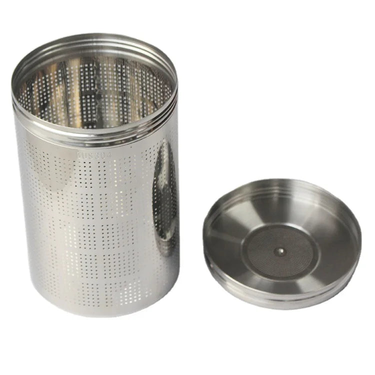 Large Size Reusable Stainless Steel Creative Polished Tea Infuser Filter