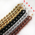 N017  Metal Colour Eyewear Accessories Flat Acrylic Acetate Glasses Chain Fashion MaskHolder FaceMask Chain