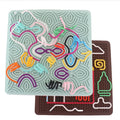 Sensory Activity Board Children Puzzle Stress Fidget Relief Toys Silicone Educational Toy Gift for Kids Adults Autism ADHD